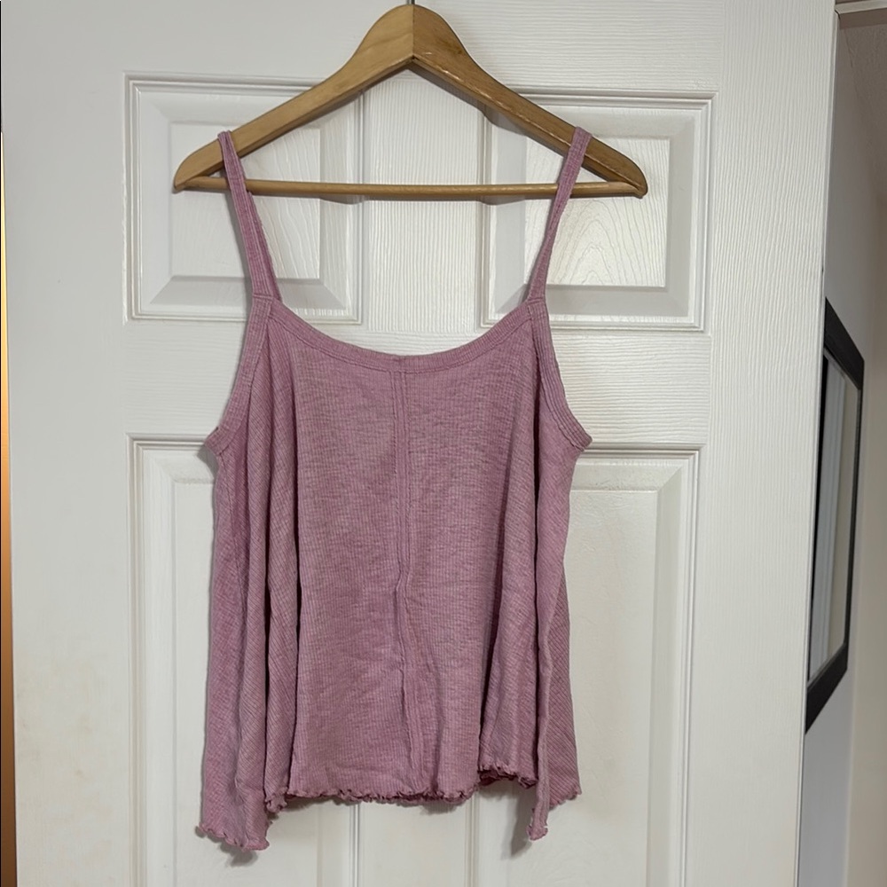 Pink Buttoned Relaxed Camisole - Picture 2 of 2